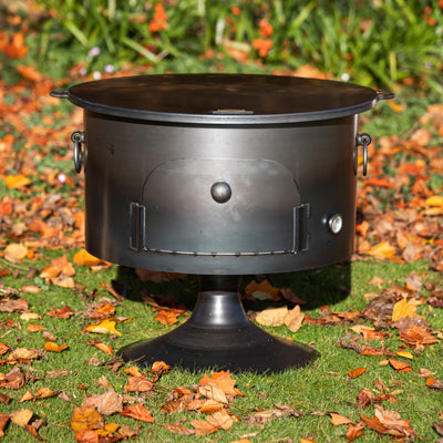 Pete's Oven 70 with the flat table top lid in place