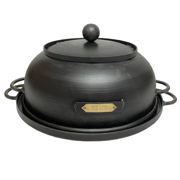 2 in 1 Camping Pit and Roasting Oven with lid