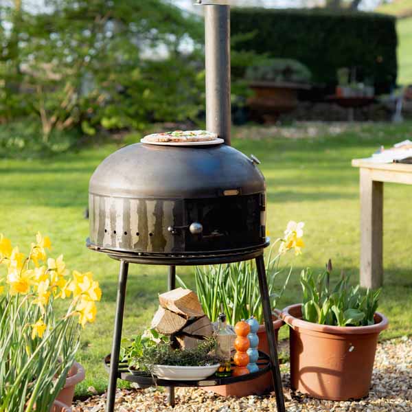Firepits UK Dome Oven, Log-Fired Steel Pizza Oven