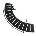 Firepits UK curved steel fire pit shelf