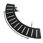 Firepits UK curved steel fire pit shelf