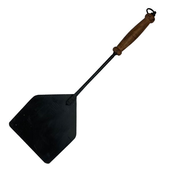 Firepits UK steel fire pit paddle with a hardwood handle
