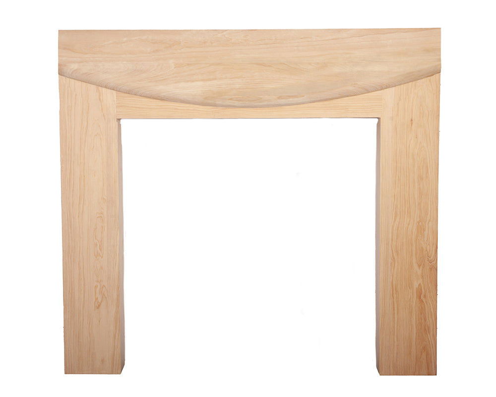 Carron Hardwick wooden fire surround in unwaxed solid pine