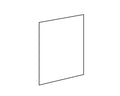 Carron Dante 5kW stove door glass (HRG003), genuine Carron part