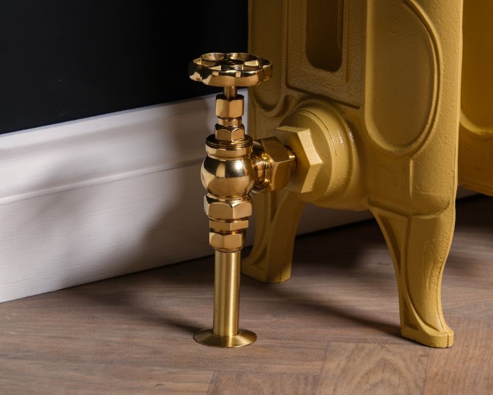 Carron Liberty 2 Column cast iron radiator, feet