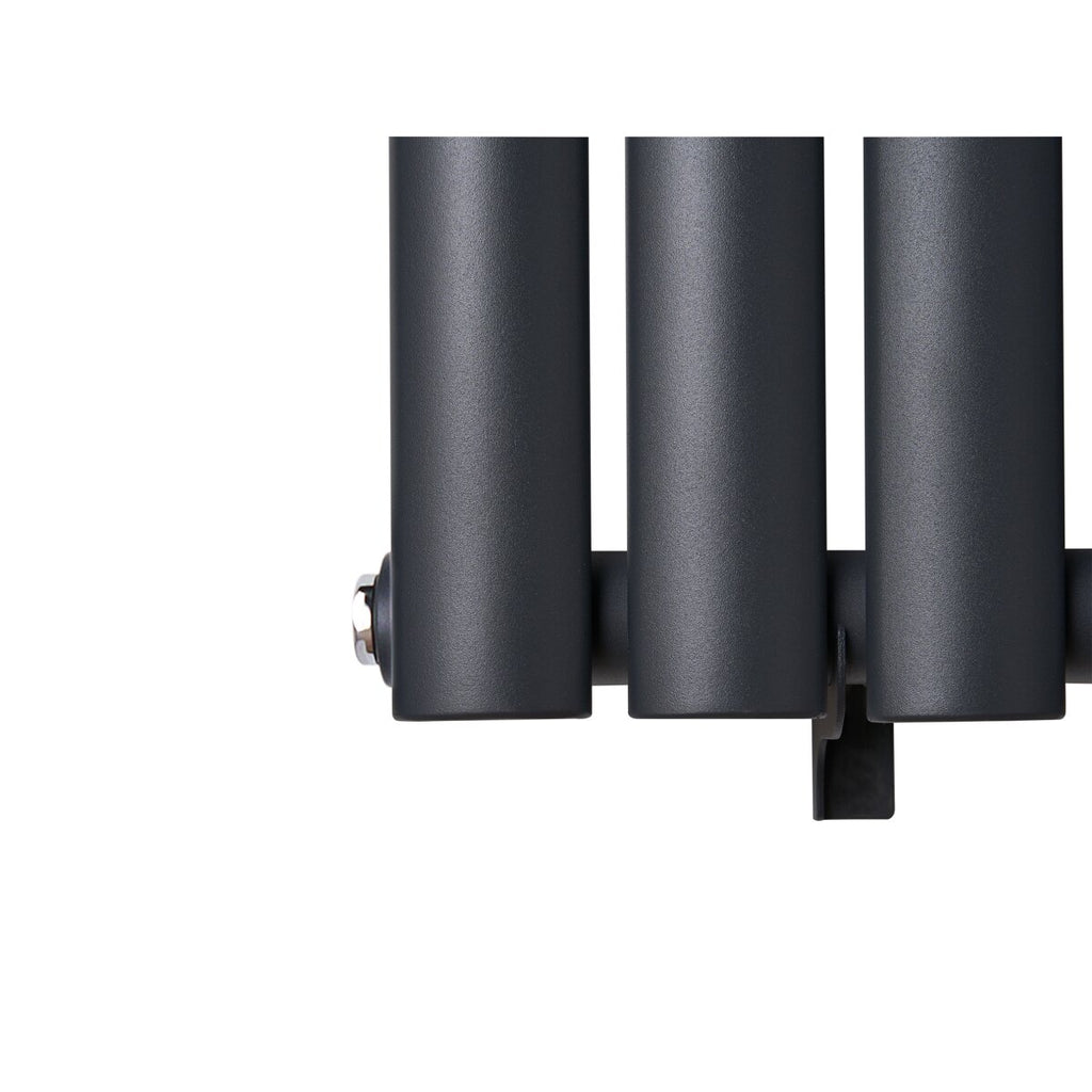 Miro Kora Column Radiator in Anthracite, 600 x 1080mm, image 7