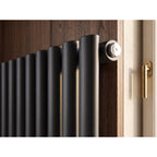 Miro Kora Column Radiator in Anthracite, 600 x 1080mm, image 3