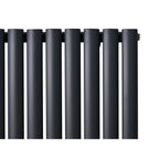 Miro Kora Column Radiator in Anthracite, 600 x 1080mm, image 8