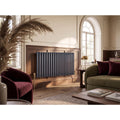 Miro Kora Column Radiator in Anthracite, 600 x 1080mm