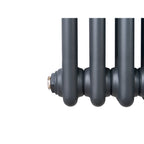 Miro Vera Column Radiator for Central Heating, Anthracite or White, image 8