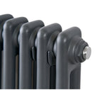 Miro Vera Column Radiator for Central Heating, Anthracite or White, image 9