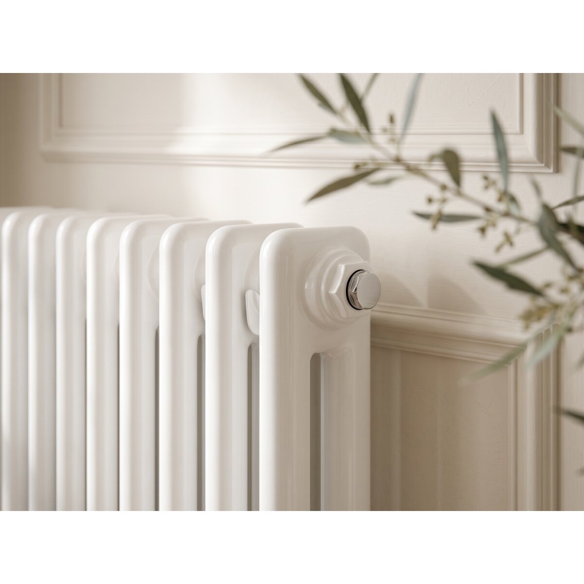 Miro Vera Column Radiator for Central Heating, Anthracite or White, image 14