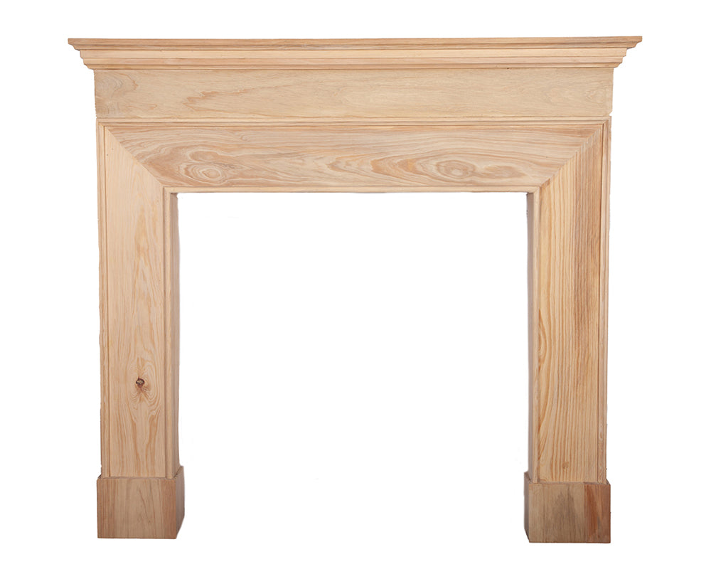 Carron Nostell wooden fire surround in unwaxed solid pine