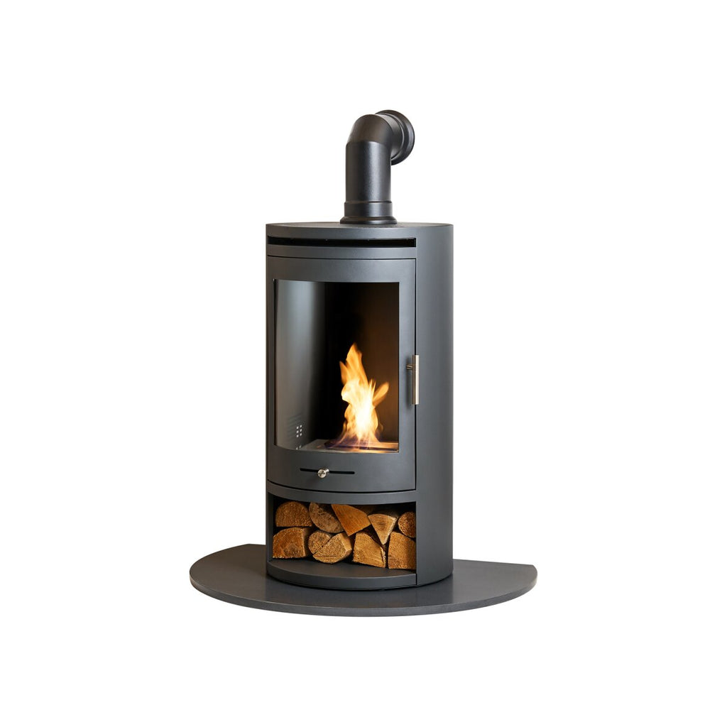 OKO S5 Bioethanol Cylinder Stove with Black Granite Hearth, image 11