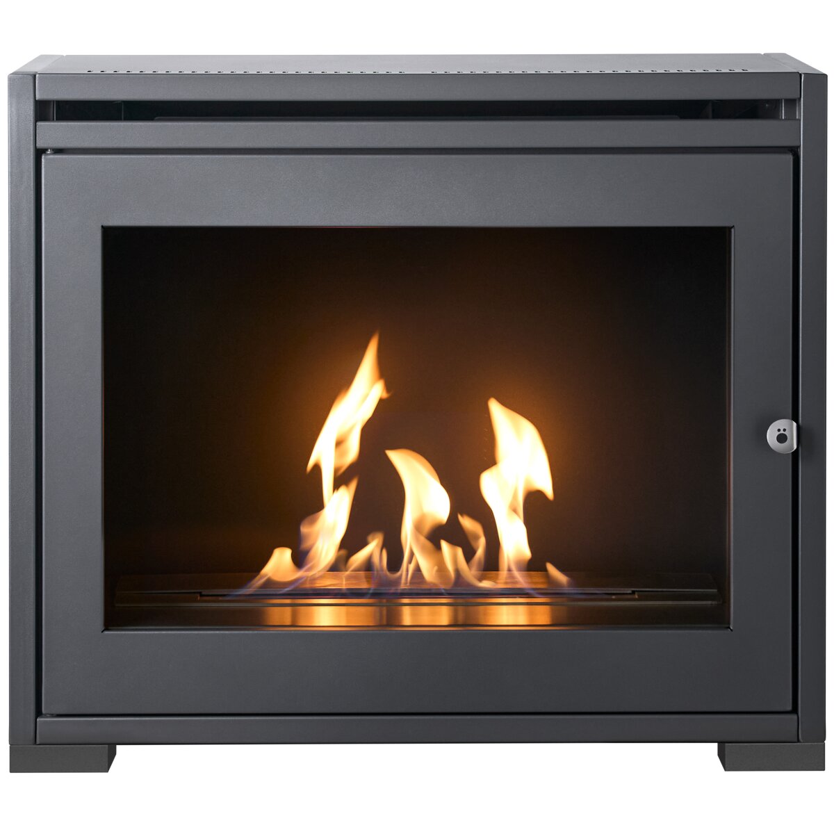 OKO S6 Bioethanol Stove in Charcoal Grey, 3 Litre Burner