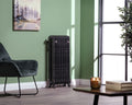 Carron Orleans cast iron radiator, satin black highlight finish
