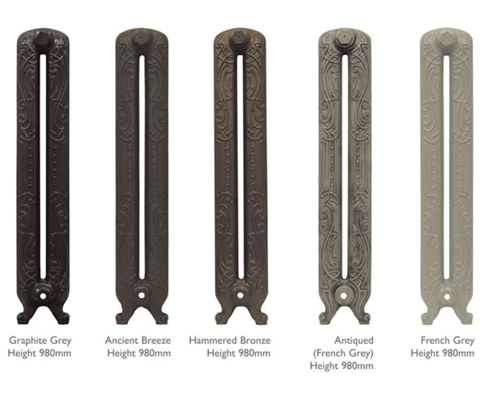 Carron Orleans cast iron radiator, sections