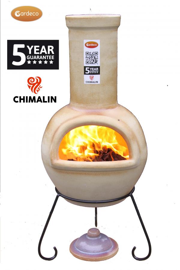 Sempra Chimalin AFC Large Chiminea with Lid & Stand