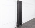 Carron Rathmell 2 Column cast iron radiator, graphite grey