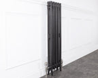 Carron Rathmell 2 Column cast iron radiator, graphite grey