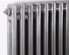 Carron Rathmell 2 Column cast iron radiator, hand burnished detail
