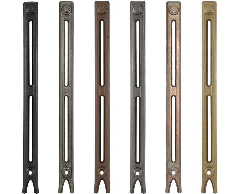 Carron Rathmell 2 Column cast iron radiator, hand burnished sections