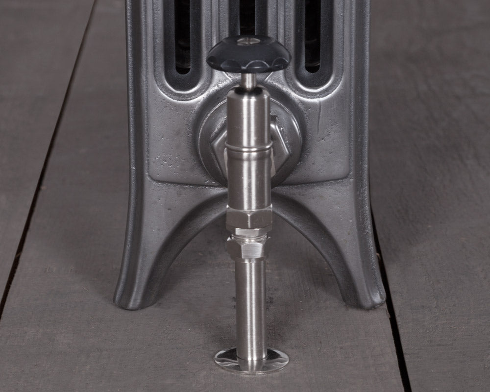 Carron Rathmell 4 Column cast iron radiator, rathmell hand burnished feet