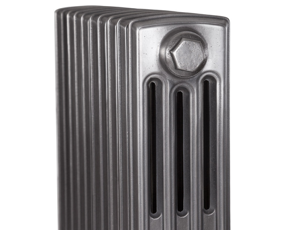 Carron Rathmell 4 Column cast iron radiator, rathmell hand burnished top