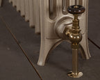 Carron Rathmell 4 Column cast iron radiator, rathmell roberson renaissance gold feet
