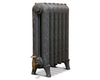 Carron Ribbon 2 Column cast iron radiator, foundry grey