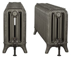 Carron Ribbon 4 Column cast iron radiator, 530mm willow green