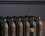 Carron Ribbon 4 Column cast iron radiator, section detail