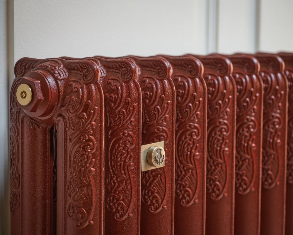 Carron Rococo 2 Column cast iron radiator, 560mm sections