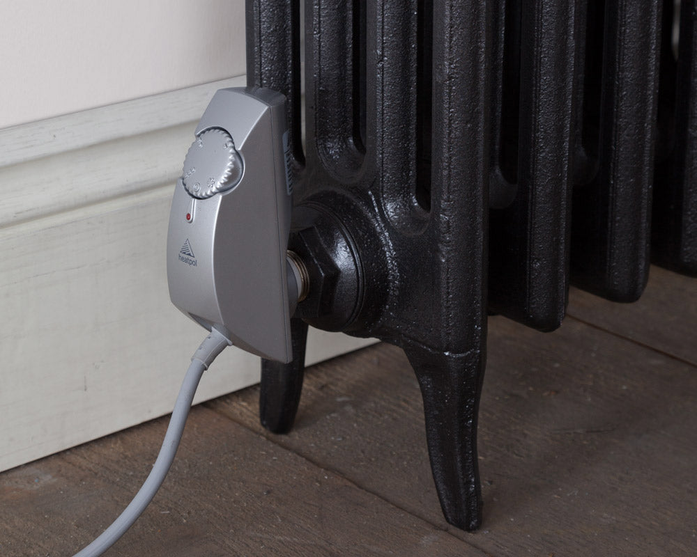 Carron 1200W electric radiator heating element, satin finish