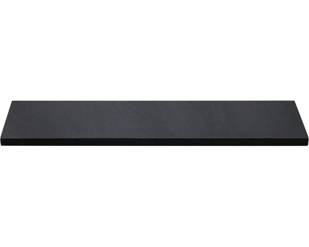 Carron polished Absolute Black granite slip under, 700 x 200mm