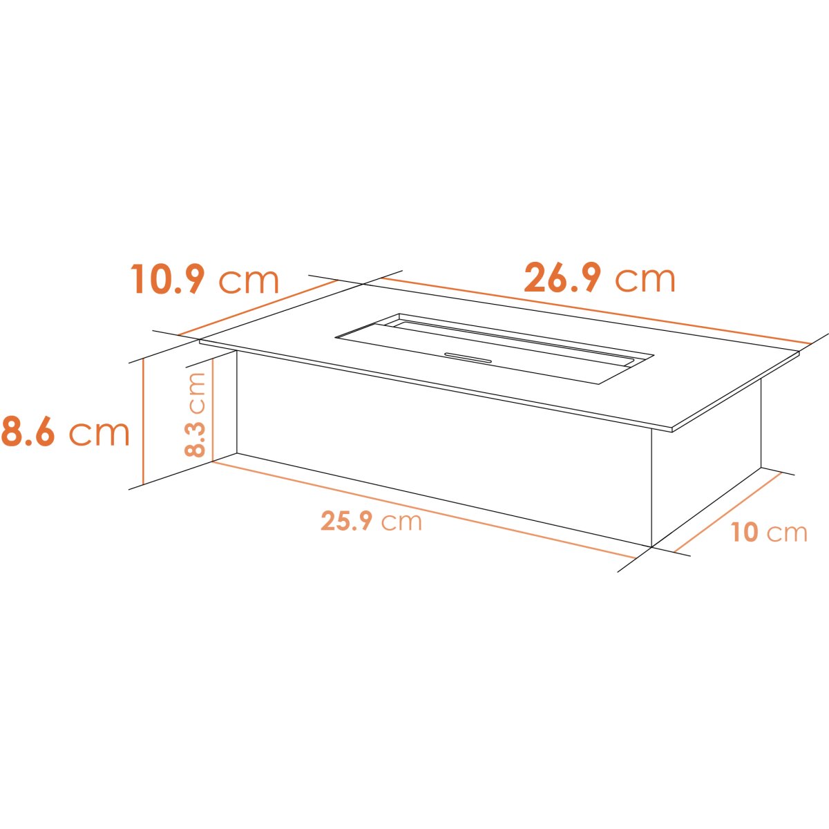 Adam Bioethanol Burner in Stainless Steel, 1.5 or 3 Litre, image 3
