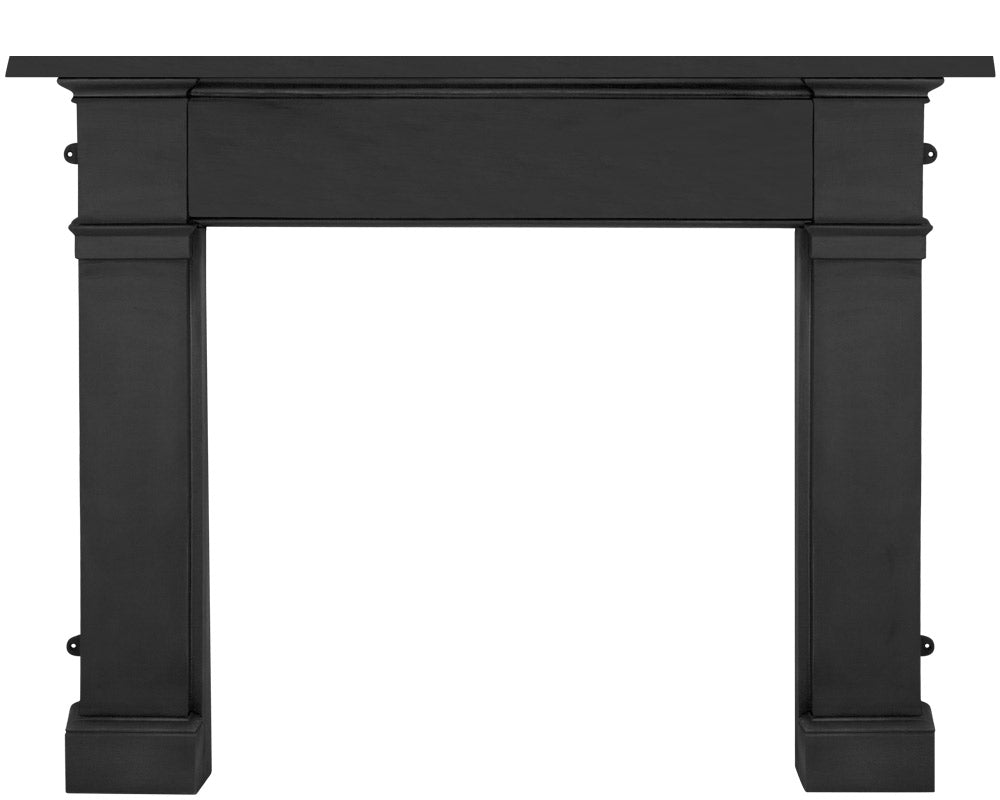 Carron Somerset cast iron fire surround in black