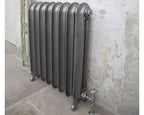 Carron Tuscany cast iron radiator, hand burnished setting