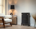 Carron Verona cast iron radiator, antiqued silver