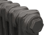 Carron Victorian 2 Column cast iron radiator, foundry grey detail