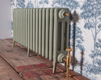 Carron Victorian 3 Column cast iron radiator, 450mm french grey