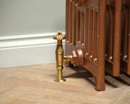 Carron Victorian 9 Column Low Level cast iron radiator, victorian feet