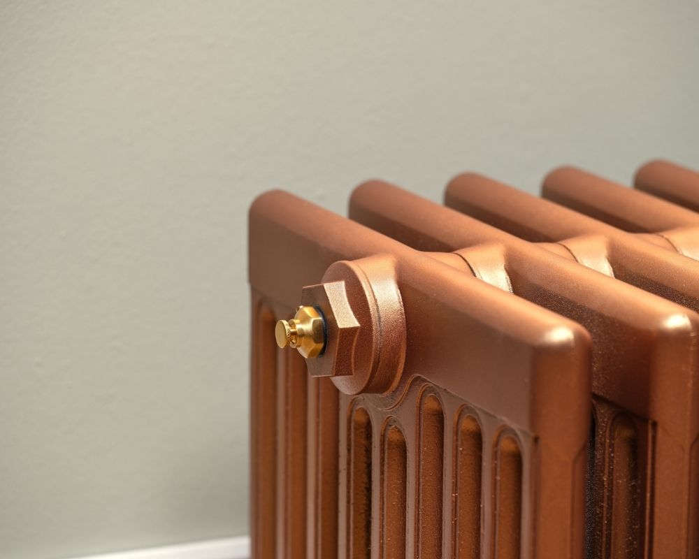 Carron Victorian 9 Column Low Level cast iron radiator, victorian sections