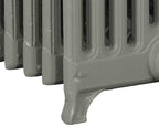 Carron Victorian 9 Column Low Level cast iron radiator, victorian french grey