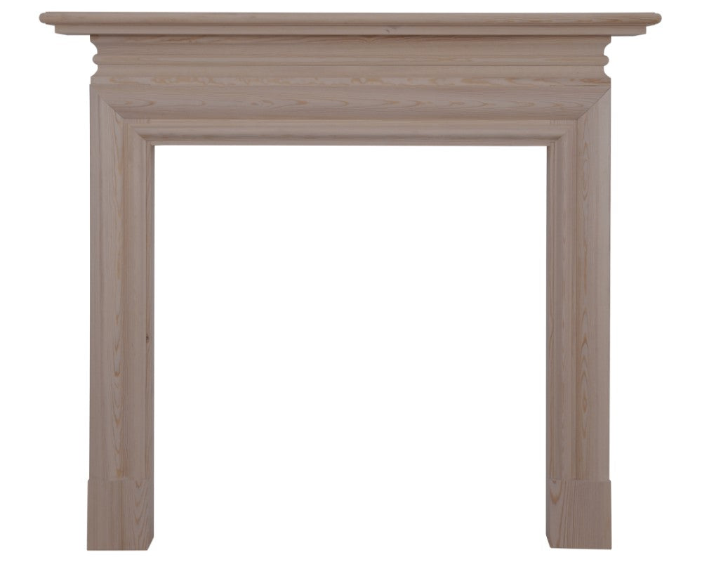 Carron Wessex wooden fire surround in unwaxed solid pine