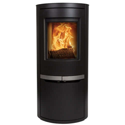 Wood Burning Stove by Mi-Fires Ovale T - Tall with Door