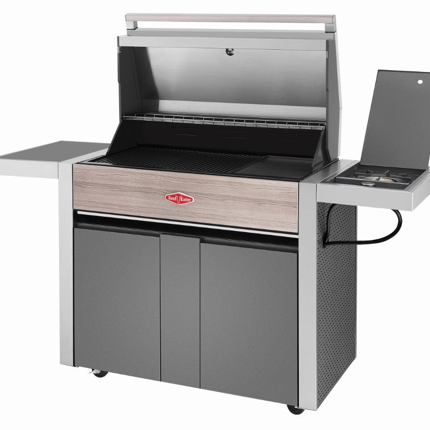 BeefEater Gas BBQ - 1500 - 5 Burner & Trolley with Side Burner