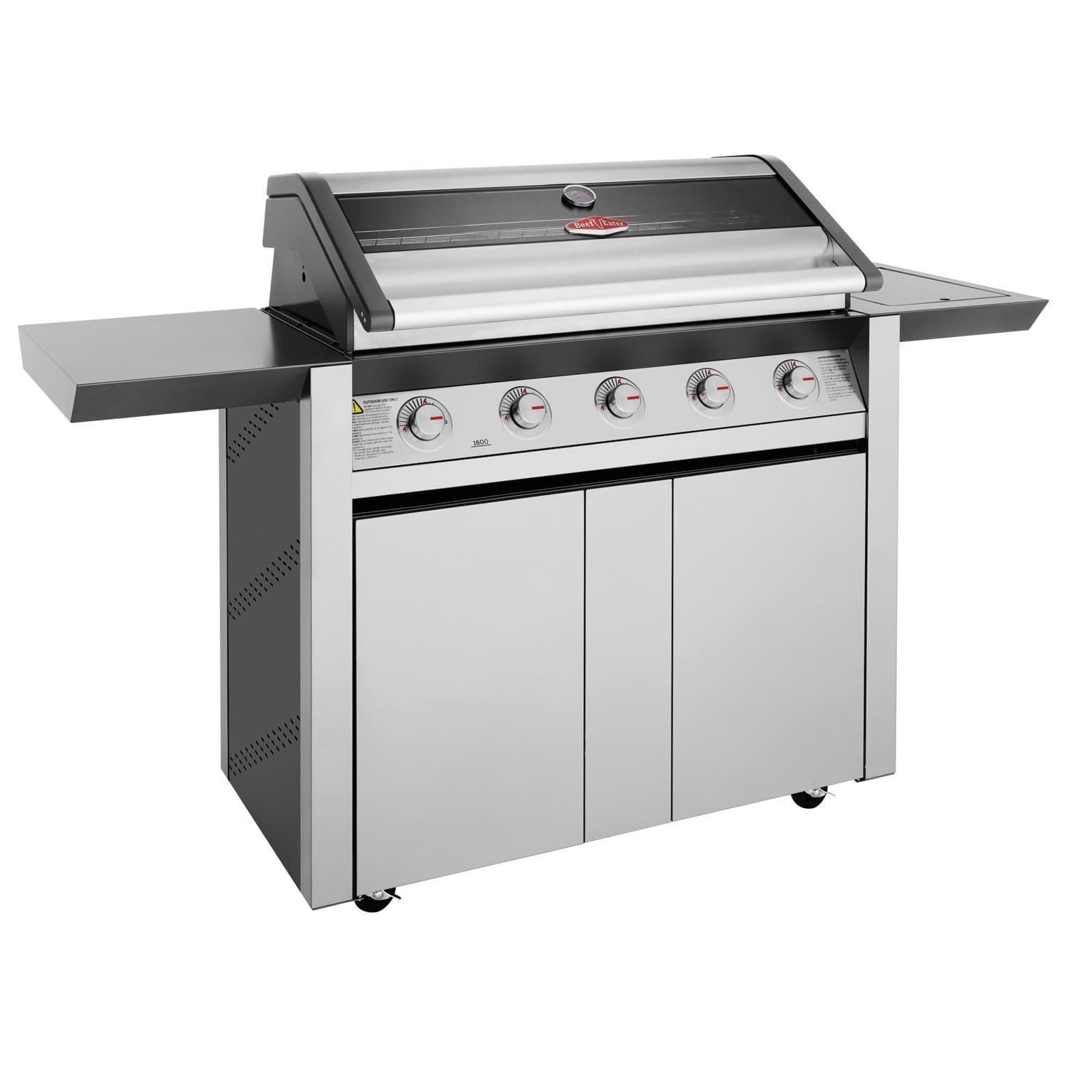 Beefeater 1600S Series - 5 Burner Gas Barbecue Grill and Trolley