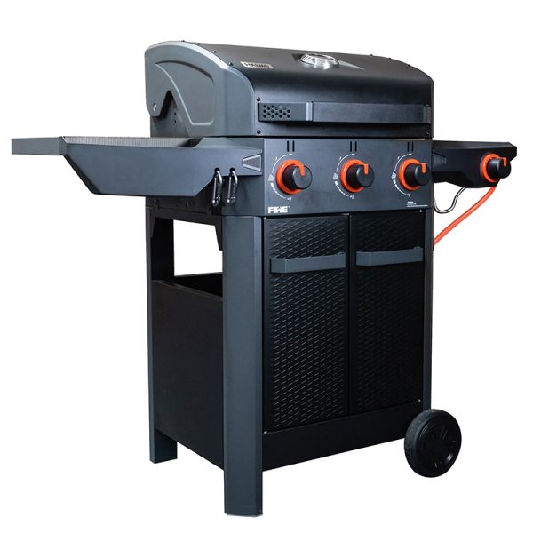 Halmo Gas BBQ Family 3 Burner with 1 Side Burner