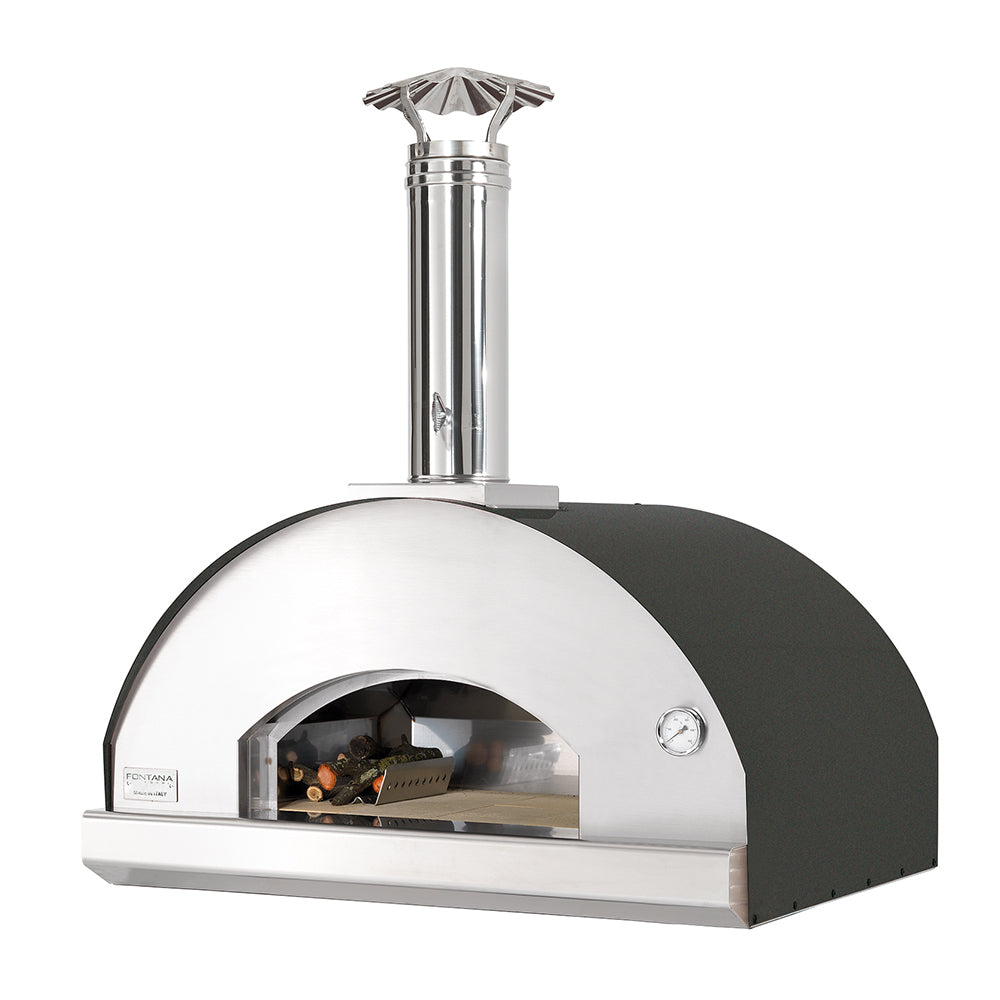 Fontana Mangiafuoco Pizza Oven, Wood or Wood & Gas, Countertop or Trolley